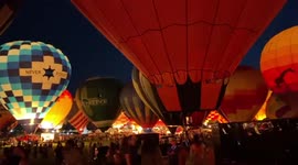 Hundreds Of Hot-Air Balloons At Albuquerque International Balloon Fiesta, US