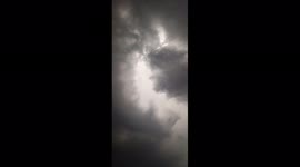 Bad weather vibes in Johannesburg south africa sky is full of windy clouds.