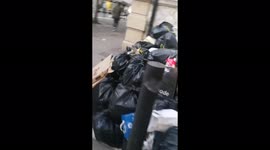 Marseille, France streets still filled with garbage after week-long strike