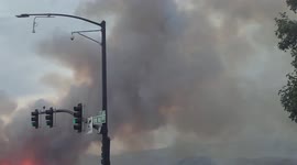 US: Grass Fire Breaks Out In Southwestern Idaho