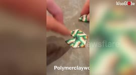 'Delightful compilation shows polymer clay artist making fascinating home decor items '
