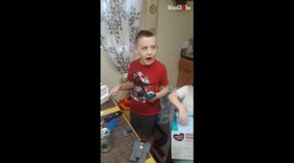 'Are you serious?' Kid disappointed after receiving deodorant disguised as phone for Christmas