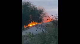 US: Grass Fire Breaks Out In Southwestern Idaho 2
