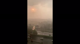 Heavy Rains Lash Parts of Ahmedabad, India