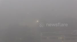 Ground-fog Day! Zero visibility in Ontario makes for treacherous driving conditions