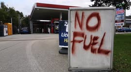 An Esso Petrol Station In East London Displays That It Has No Fuel