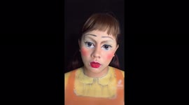 Woman recreates look of famous 'red light, green light' doll from Netflix hit show 'Squid Game'