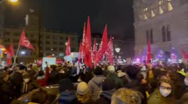 Austria: Thousands Join Protest In Vienna Against Sebastian Kurz Over Bribery Probe