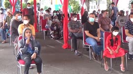 Hundreds of Asylum Seekers Injected with Covid-19 Vaccine in Jakarta, Indonesia