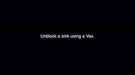 Unblock a sink plug using Vax - lifehack