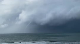 Waterspout spotted in Daytona Beach, Florida