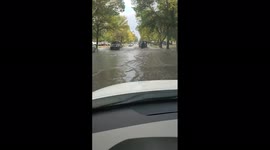 US: Storm System Brings Heavy Rains Causing Flash Flood In Chicago