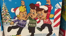 Kellogg’s Rice Krispies retro packet design for Christmas 2021