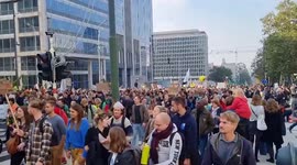 Belgium: Thousands Join Climate Action March In Brussels