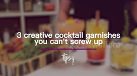 Fancy Up Your Next Party With These Beautiful Cocktail Garnishes!