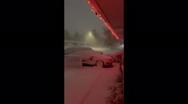 US: Early Winter Storm Brings Heavy Snowfall To East Idaho