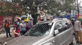 Opposition supporters stage protests and a strike against president Luis Arce in La Paz, Bolivia