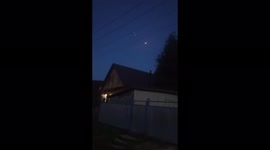 Locals stunned as they spot several comets flying across night sky in Russia