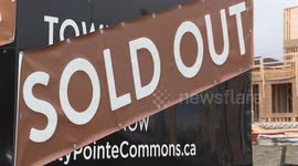 Toronto area real estate market shows no signs of slowing with prices rising and homes selling out before they are even built resulting in house prices and rents rising to crisis levels in Ontario Canada