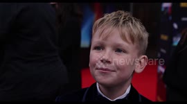 Jude Hill interview at the premiere of Kenneth Branagh new film Belfast starring Judi Dench at Royal Festival Hall for London Film Festival 2021