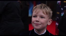 Jude Hill interview at the premiere of Kenneth Branagh new film Belfast starring Judi Dench at Royal Festival Hall for London Film Festival 2021