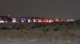 Vehicles left stranded in Wyoming as crash causes closures on I-80 amid winter storm