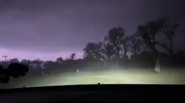 Tornado touches down in Oklahoma