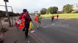 Insulate Britain protesters arrested after blocking M25 at Junction 31