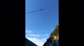 A new world record for base jumping was set in Sochi