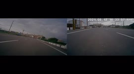 UNEXPECTED FAIL: Road sign falls down in front of moped rider and wipes him out