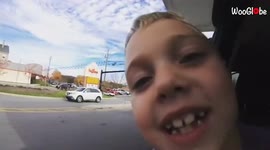 'Dude Perfect fan pulls off cool 'Gas Station Window' trick shot'