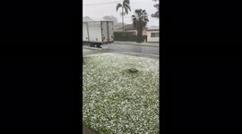 Australia: Hail Pelts NSW Amid Severe Storms 3