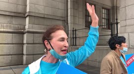 Christians Democrats protest against mandatory vaccines and vaccines and vaccinew passportsa in South Africa