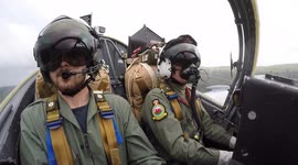 Flying in a jet carrying out low level 250ft flying in north wales, UK