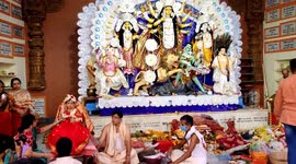 Indian Durga Puja Festival Reaching Climax In Bihar
