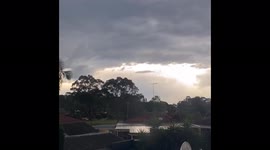 Australia: Time-Lapse Of Passing Storm Over Sydney 2