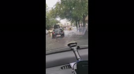 Torrential floods hit Athens, Greece