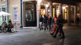 First Christmas Lights Are Switched On In Covent Garden