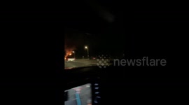 US: Brush Fire Briefly Threatens Structures In Hollywood Hills, L.A.