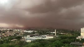 Brazil: Massive Dust Storm Hits Ribeirão Preto
