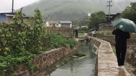 'Hot springs' seep through ground after 3.2-magnitude earthquake strikes southern China