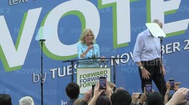 Jill Biden delivers remarks at campaign rally for New Jersey Governor Phil Murphy