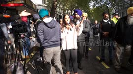 Justice for Lakhimpur Victim Farmers calling an independent Khalistan