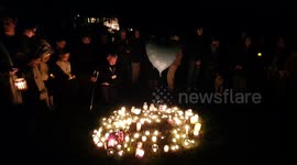 Candlelit vigil held in honour of UK lawmaker Sir David Amess in Leigh-On-Sea