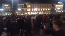 Protests erupt in Milan against the mandatory 'Green Pass'