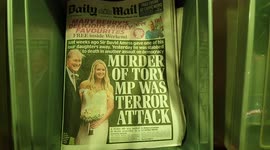 Newspapers headlines after Sir David Amess death