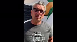 Interview with artist-provocateur Scott LoBaido during the Times Square Rally for Freedom in New York City