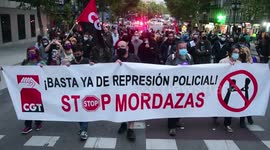 Marcha 'contra las leyes represivas' en Madrid