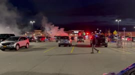 West Webster Fire Department Responds to Car Fire in Walmart Parking Lot