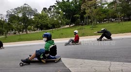 Rolimã Cart Race In São Paulo, Brazil